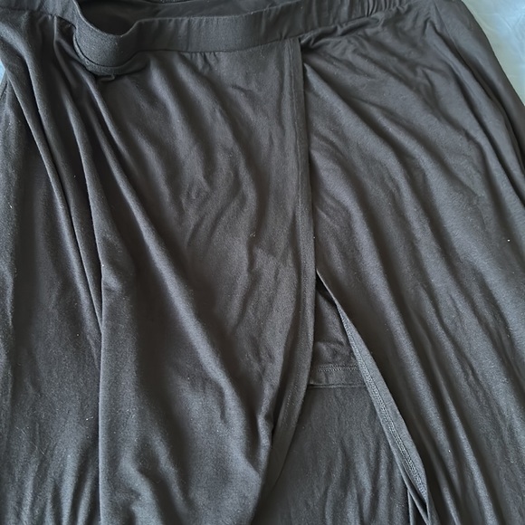 Black Maxi High Low Skirt XXL NWT - Picture 5 of 8